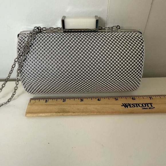 Silver metal evening bag - Picture 4 of 4